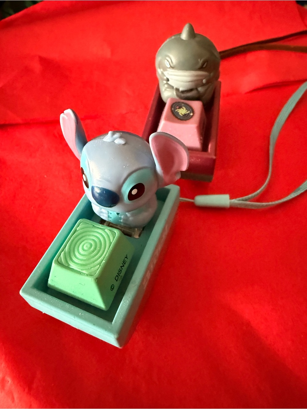 Disney Stitch CultureFly Key Snaps Lot of 2 – Stitch & Gantu Keychains